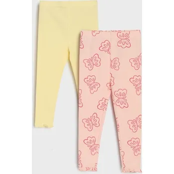 Oblečení a móda Sinsay - Sada 2&nbsp;legín - pastelová růžová - 9539C-03X - 9539C-03X-74