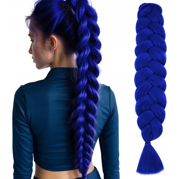 Příčesek Syntetické vlasové pásky modré Althair