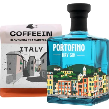 Gin Set Portofino Dry Gin + Coffeein Italy 200g (set 1 x 0.5 l)