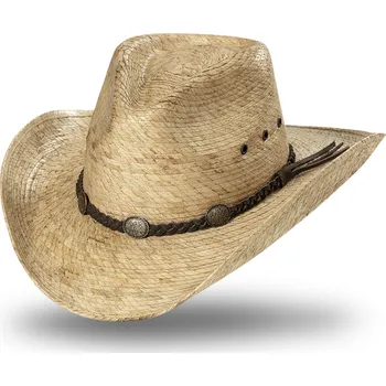 Klobouk Stars and Stripes Westernový letní slaměný klobouk - Aiden Velikost: L-XL