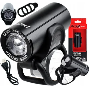Cyklosvítilna Osvětlení na kolo Prox Pictor Cree 350 lm USB