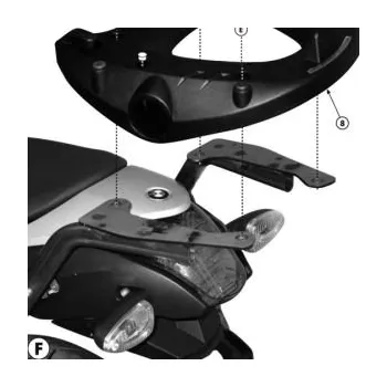 KAPPA nosič zadního kufru BMW C 600 SPORT (12-15) (plotna Monolock)