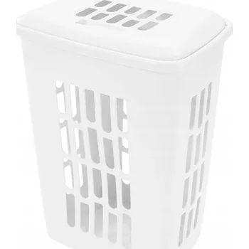 Koš na prádlo Volně stojící koš na prádlo Heidrun 60 l bílý