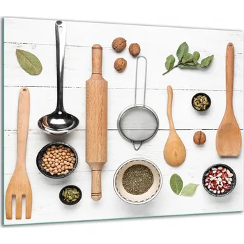 Obraz SKLENĚNÁ OCHRANNÁ DESKA NA SPORÁK 60x52 cm