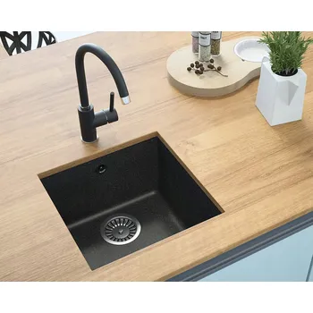 Granitový dřez Jednokomorový dřez Lavello granit černý