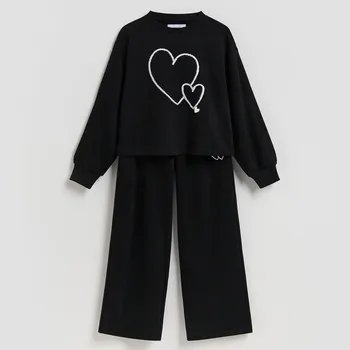 Dětská móda Reserved - Bavlněná sada - černý - 149HN-99X - 149HN-99X-152