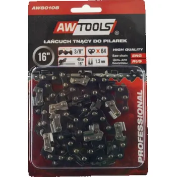 Pilový řetěz Řetěz řetězové pily AWTools 40 cm 16 3/8 1,3 mm 64-článkový (AW80108)