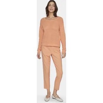 Dámská móda Vila Svetr Bellisina 14089578 Oranžová Regular Fit XL