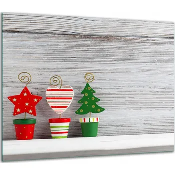 Obraz SKLENĚNÁ OCHRANNÁ DESKA NA SPORÁK 60x52 SVÁTKY