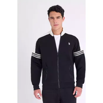 Pánská mikina U.S. Polo Assn. pánská mikina TRICOT TAPE černá M