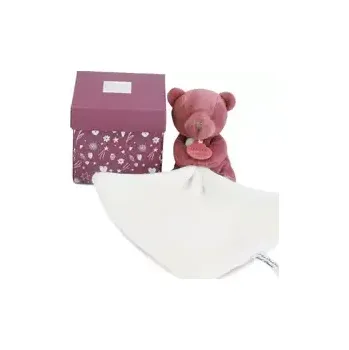 Doudou Můj malý medvídek 10 cm vínový (DC4357-VINOVY)