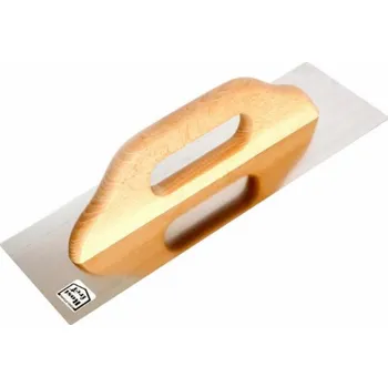 Zednické hladítko AWTools Kovové hladítko 680mm dřevěná rukojeť AW30215