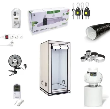 Pěstební box Growmarket Kompletní grow box Ambient LED SANlight 265W Set, 80x80x180 cm