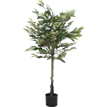 umělá květina Umělý strom Ficus 480 listů 130 cm zelený - 8721158572912