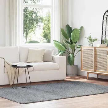 Koberec Koberec Shaggy s vysokým vlasem NAVARRA stříbrošedý 160x230 cm - 8721158558305