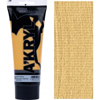 Vodová barva Akrylová metalická Barva Renesans . 30 PLN, světlá 200 Ml