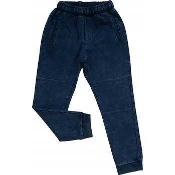 Chlapecké kalhoty Chlapecké kalhoty, předeprané, TMAVĚ MODRÉ, styl JEANS, měkké GAMET, velikost 164