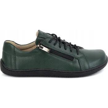 Dámské tenisky Dámské minimalistické kožené barefoot boty model 1243 zelené 42