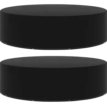 Krycí plachta Plachty na zahradní nábytek 2 ks 10 oček 205 x 90 cm - 8720286648650