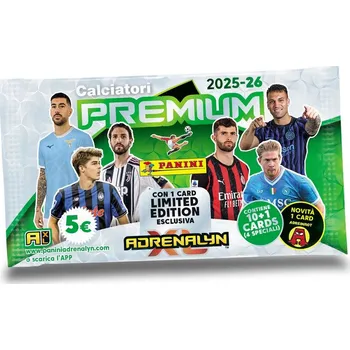 Obal na kartičku Panini Karty SERIE A Adrenalyn XL 2025/26 Premium