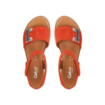 Dámské sandále Gabor Dámské sandály GABOR-62.700.23 BARVA oranžová