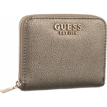 Peněženka Malá dámská peněženka Guess Laurel II Zip Around SWBG74 Pewter Stříbrná
