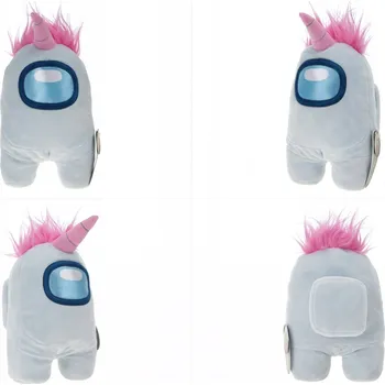 plyšák Among Us: Plyšová Hračka postavička Crewmate bílá, roh: série 2