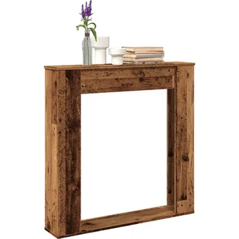 Krbová obestavba Krbová obestavba old wood 100 x 20 x 100 cm kompozitní dřevo - 8721158388667