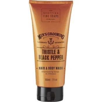 Sprchový gel SCOTTISH FINE SOAPS Thistle & Black Pepper Pánský mycí gel na tělo a vlasy, 200 ml