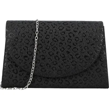 Kabelka Módní dámské plesové psaníčko Michelle Moon Basilie, černé