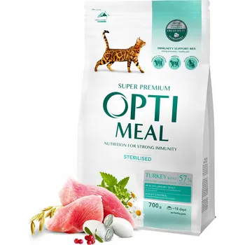 Krmivo pro kočku Optimeal Krmivo pro sterilizované kočky Krůta 700 g