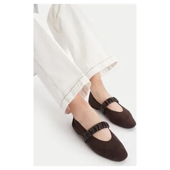 Dámské baleríny Baleríny JENNY CEO-CC2518 Hnědá 39