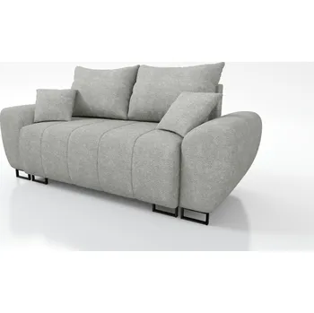 Pohovka Dvoumístná pohovka RAGNAR - světlešedá - bouclé - Centaur 2