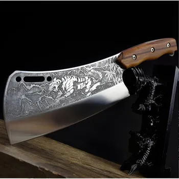 IZMAEL Kuchyňský sekáček Royal Tygr Hnědá 21 cm