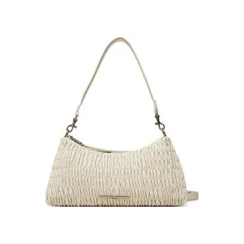 Kabelka Kabelka Calvin Klein Jeans Rouched Shoulder Bag LV04K3088G Écru OS