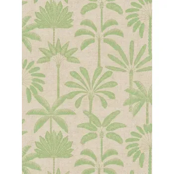 Tapeta A.S. Création | Vliesová tapeta na zeď Cuba 2 79163-2 | 0,53 x 10,05 m | béžová, zelená + Béžová, zelená vliesová tapeta na stěnu 791632 v rozměru 0,53 x 10,05 m
