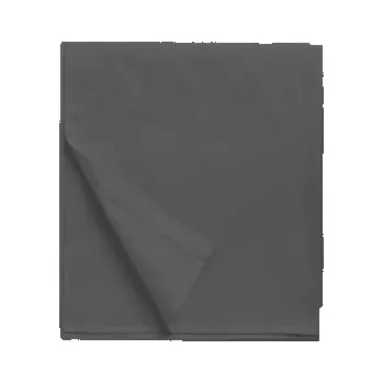 Prostěradlo PROSTĚRADLO BEZ GUMY BAVLNĚNÝ SATÉN 90X200CM GRAFITOVÉ