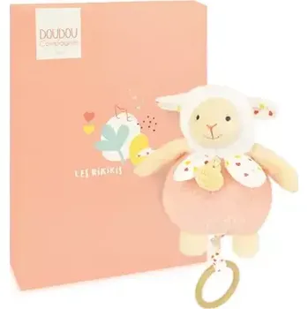 plyšák Doudou Plyšová ovce hrající melodii 20 cm (DC4157-OVCE)