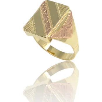 Prsten Zlatý pánský prsten, v. 63, 6,45 g, Au 585