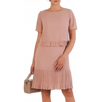 Dámské šaty Pletené midi koktejlové šaty Carla Moreno , velikost 42