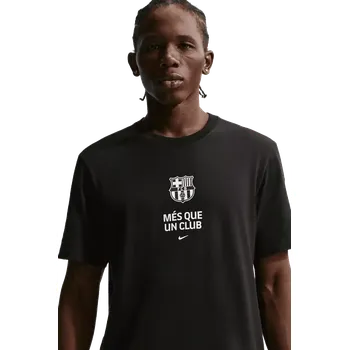 Pánské tričko Pánské tričko s krátkým rukávem Nike FC Barcelona 25/26 Club černé