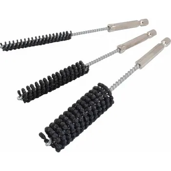 Honovací přípravky pro válce motorů, flexibilní, do vrtačky, P60/P80, sada 3 ks - SATRA