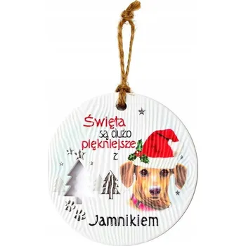 Přívěsek Keramický přívěsek CEZ-012 BN (Jezevčík)