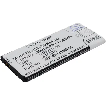 Baterie pro mobilní telefon Baterie Cameron Sino CS-SMN914XL za Samsung EB-BN915BBC - neoriginální