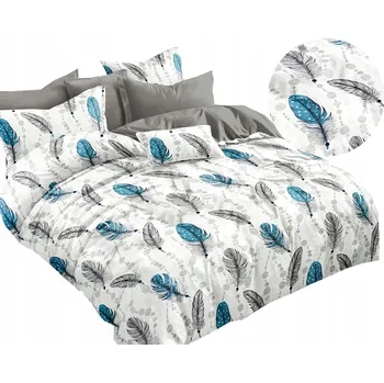 Povlečení Povlečení povlečení teplé 200x220 + povlaky na polštáře ČESKÁ VÝROBA 3 dílné, proužky, květiny