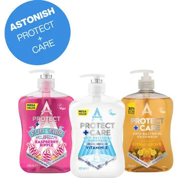 Mýdlo Astonish Protect & Care Balíček tekutých mýdel