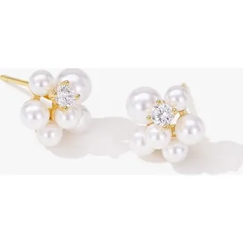 Náušnice JAY Náušnice s perlami a zirkonem Joava JAY-0165-2024120306 Zlatá Bílá