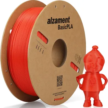 Filament Alzament Basic PLA 1kg Red ALZMNTB03