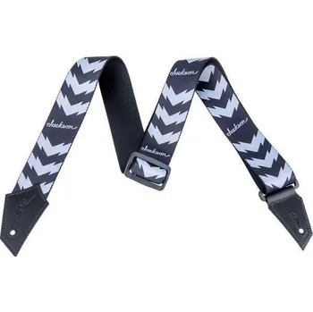 Hudební nástroj Jackson 299-3258-001 Double V Black/White Kytarový pás