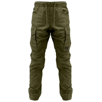 Rybářské oblečení Lehké Kalhoty Kumu Utility Cargos Khaki Velikost L
